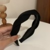 Retro demi-season hair accessory with pigtail, universal headband, South Korea, internet celebrity, 2023 collection
