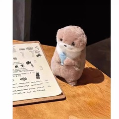 アミューズかわいいカワウソ魚ぬいぐるみペンダント人形ギフトギフトかわいい卒業ギフト