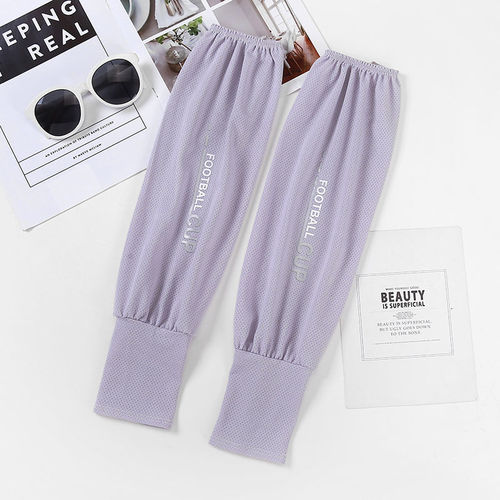 Men's Summer Sun Protection Sleeve Suits, Plus Size Loose Version Ice Silk Gloves Arm Guard, Men's Arm Sleeves, Thin Model