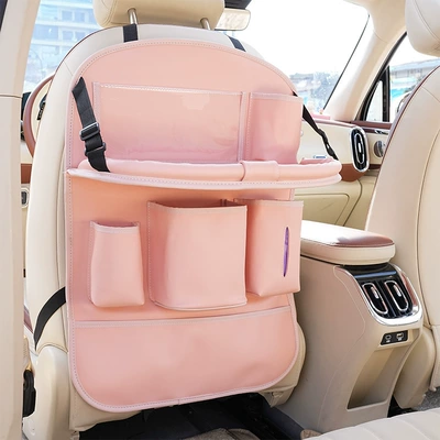 Blue Rain Car Folding Table Car table board - pink-storage-bag-foldable-table
