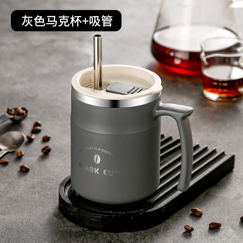 480ML 회색 (빨대)