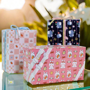 Christmas Wrapping Paper Kidsren's Toys Cartoon Gift Box Gift Pile Shoe Box Christmas Eve Holiday Kindergarten Decoration