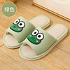 Slippers, summer fashionable non-slip cartoon footwear indoor suitable for men and women for beloved, wholesale