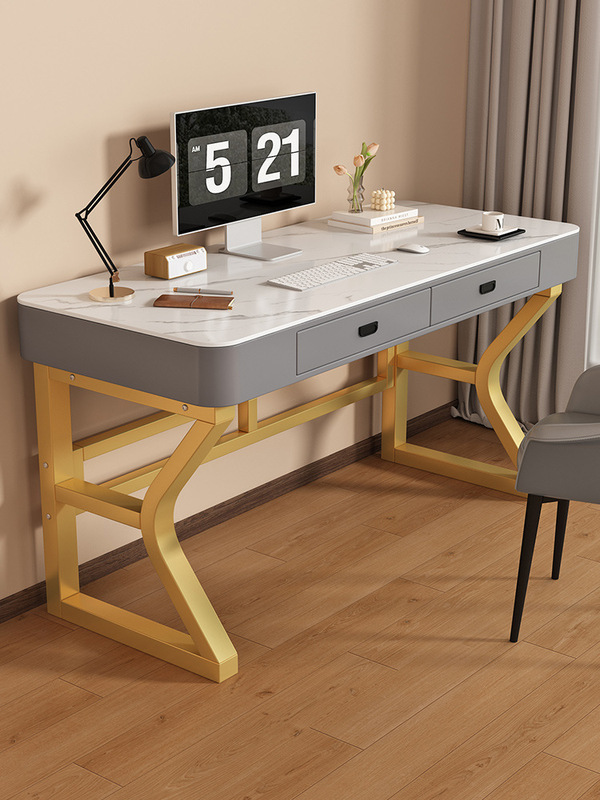 Slate Desk Computer Desk Light Luxury Home Desk Simple Modern Writing Desk Workbench Bedroom E-Sports Table