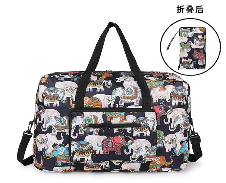 Foldable handheld travel bag, purse, capacious luggage sports bag, storage bag, suitcase, equipment bag