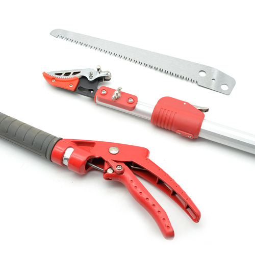 Multi-functional fruit picking pole, extendable fruit shears, tree high branch pruning shears, high-altitude pruning scissors, suitable for picking persimmons, loquats, lychees.