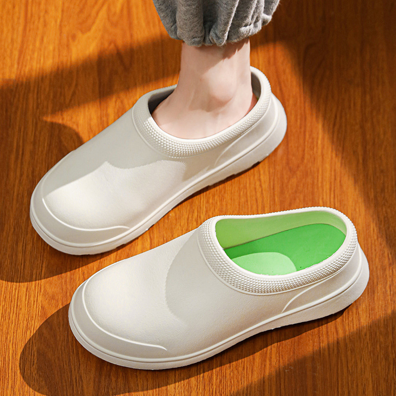 Nuevos zapatos de cocina respirables, antideslizantes, impermeables, a prueba de aceite, zapatos de cocina de primavera y otoño, zapatos de enfermería, zapatos de lluvia, zapatos de agua de mujer