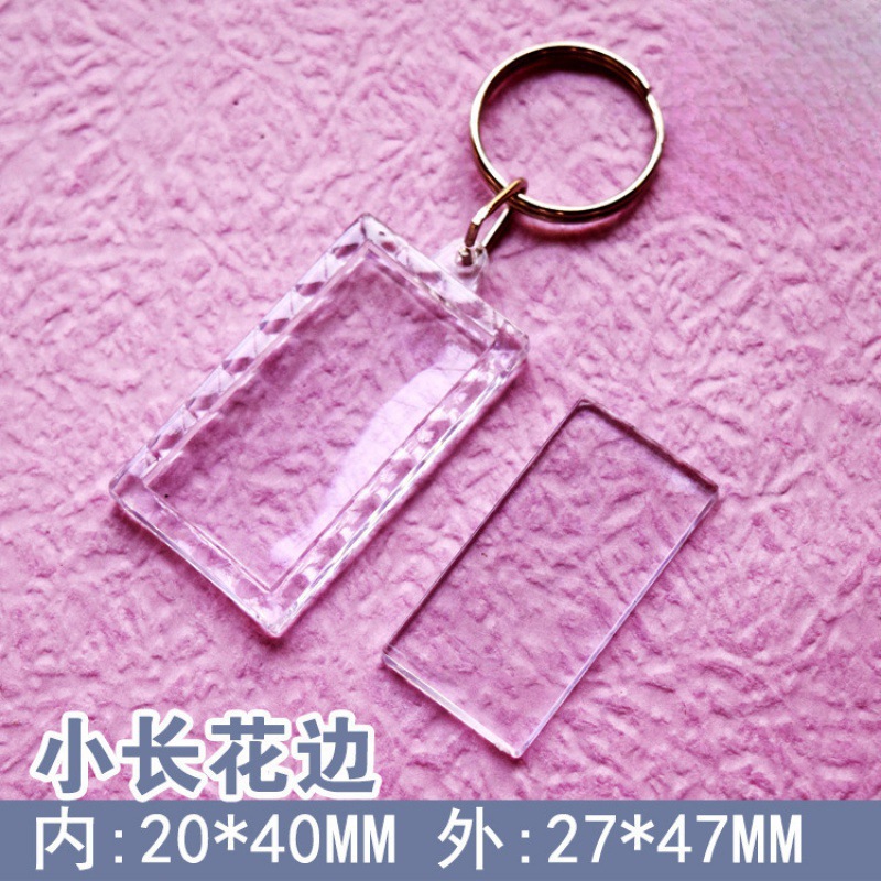 Acrylic transparent keychain, pendant