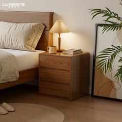 实木床头柜简约现代卧室收纳家用置物柜床边小型简易储物柜