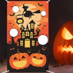 アマゾンの新型ハロウィーンの旗投げ道具の横断幕
