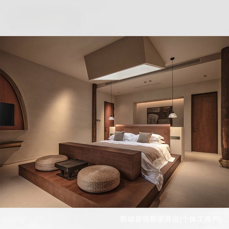 Custom-Made Solid Wood Furniture from Old Elm for Hotels and Guesthouses, Log-Style Solid Wood Sofa Beds, and Solid Wood Tv Cabinets in Bulk