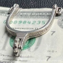 �羳VINTAGE WESTERN SPUR SILVER MONEY CLIP�F���A�� �ټ��ŊA