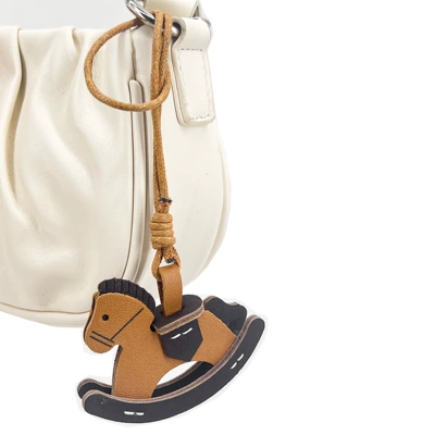 Car hanging: Feel, Genuine Leather Pony Pendant