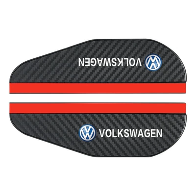Rearview mirror rainproof sticker | Rain Shield Car Supplies - rain-eyebrow-carbon-fiber-pattern-model-volkswagen-pair-set