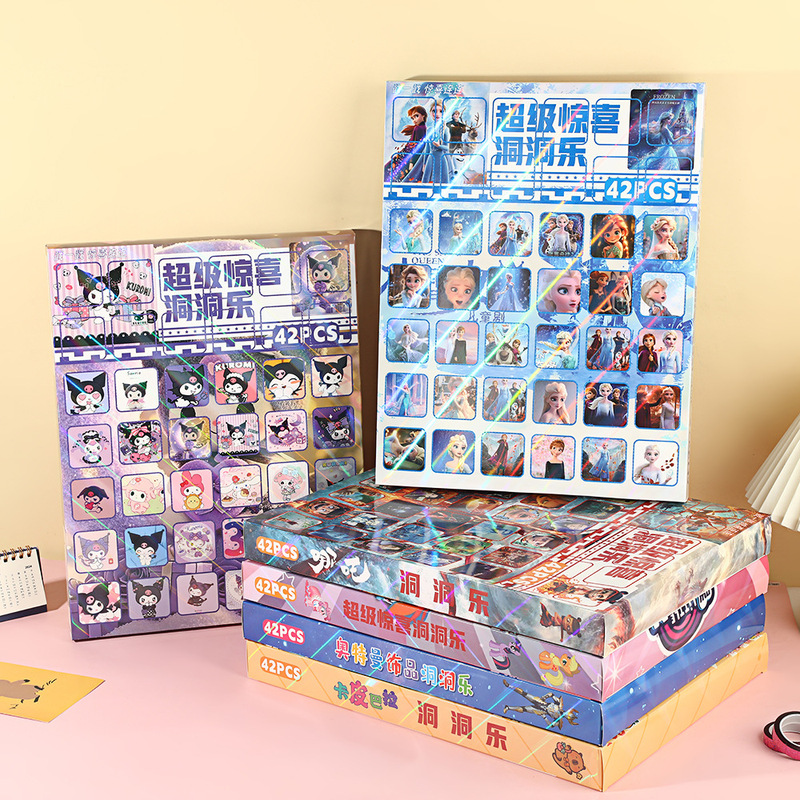 42-Piece Super Surprise Toy Set, Fun Stall Setup, Anime Cartoon Merchandise, Blind Box for School Canteens 42-Piece Super Surprise Toy Set, Fun Stall Setup, Anime Cartoon Merchandise, Blind Box for School Canteens
