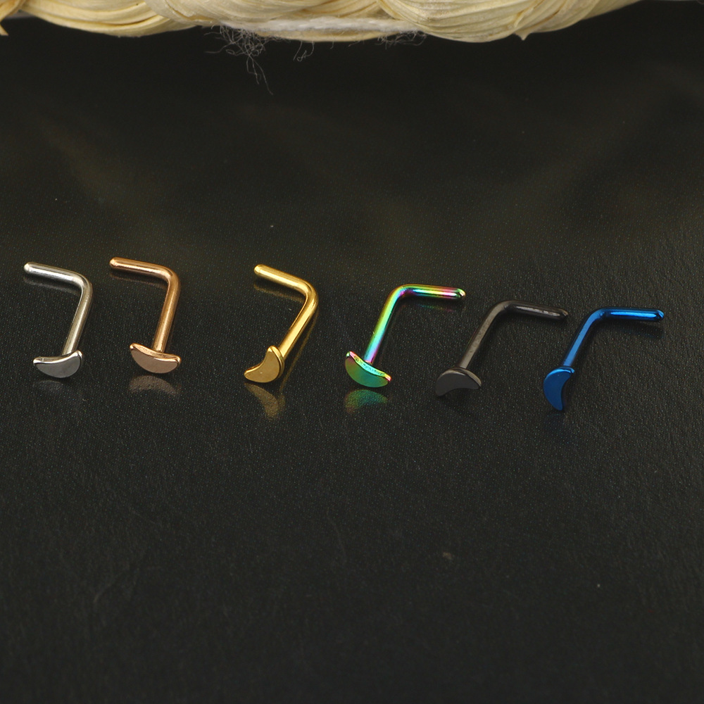 Labret piercing jewelry detail image