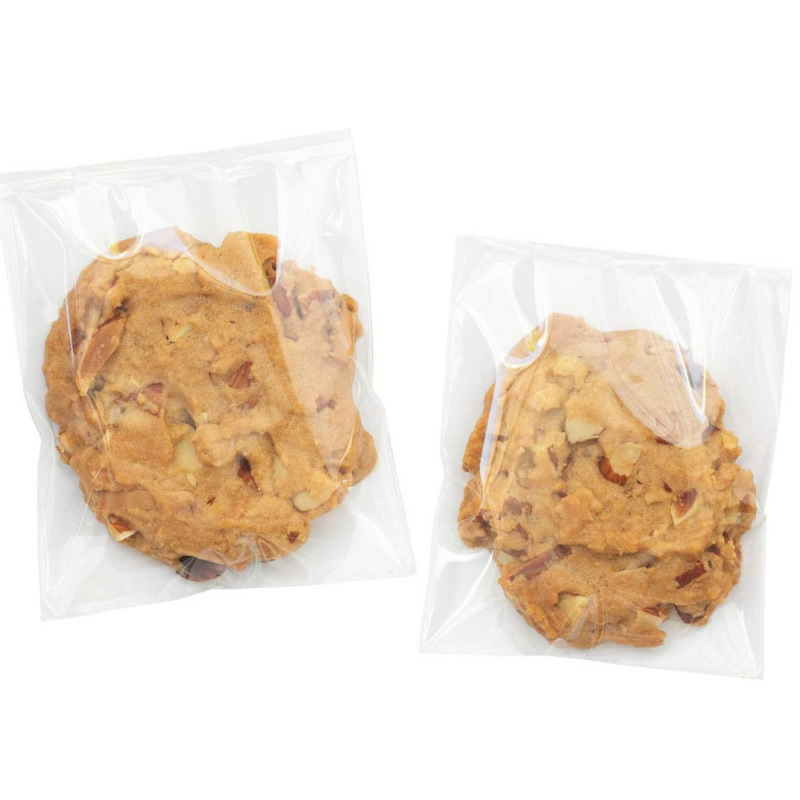 跨境饼干面包包装袋自封袋自粘袋透明食品零食蛋糕烘焙打包一次性