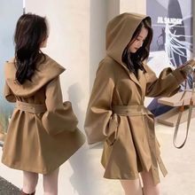 风衣外套女秋季新款韩版大码女装显瘦修身气质女士上衣小个子外衣