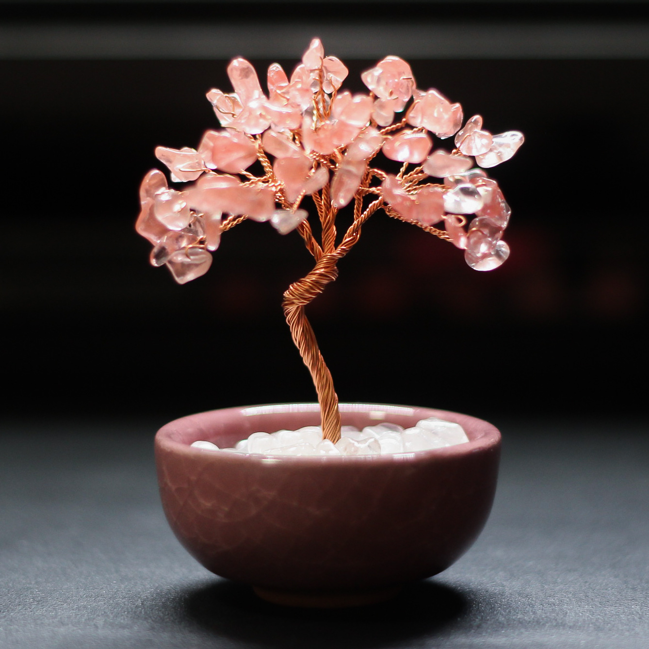 수박 크리스탈 트리(도자기 그릇 베이스)