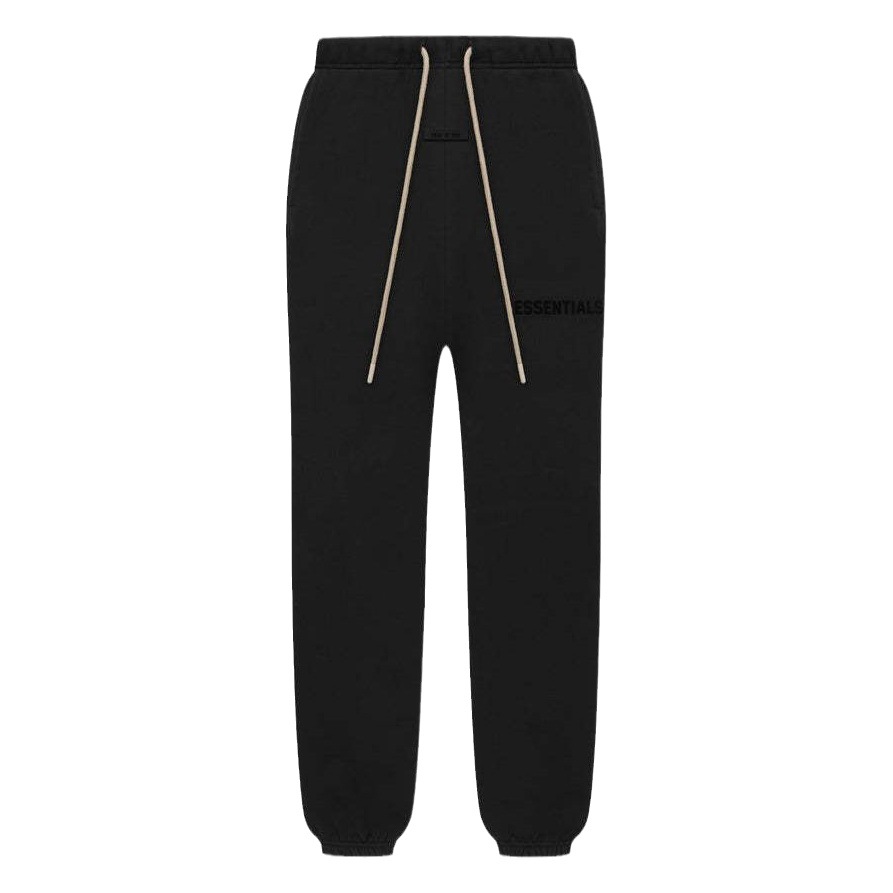 2023SS últimos pantalones de silicona impreso FOG doble línea ESSENTIALS marca de moda Pantalones forrados de lana transfronteriza