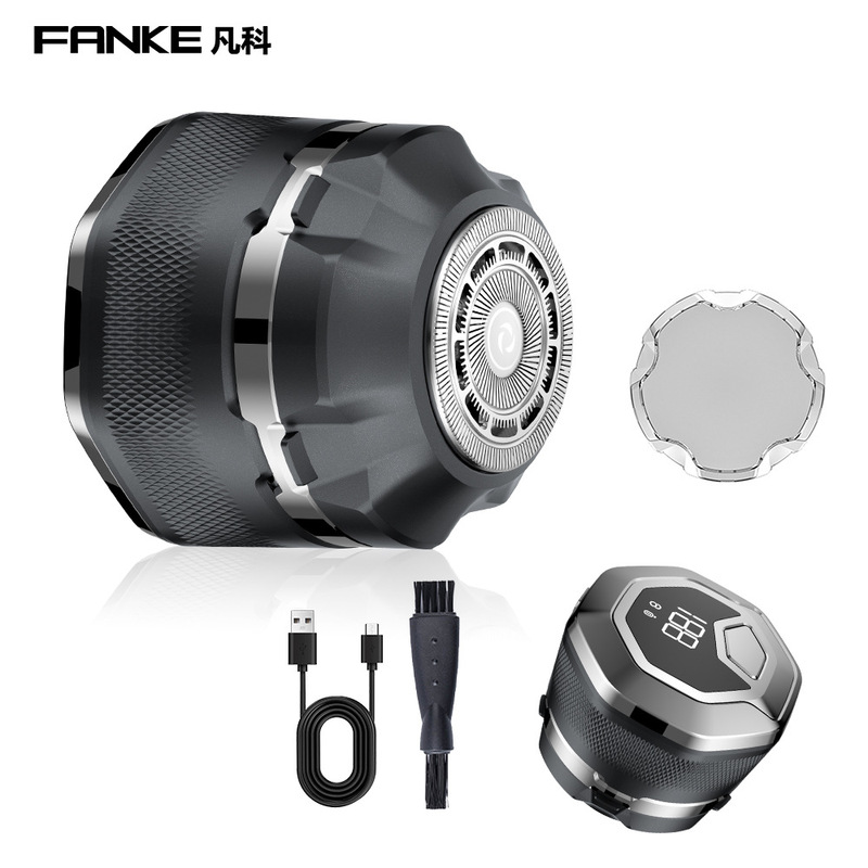 Amazon Bald Head Artifact Full Body Washable Bald Head Machine Single Head Digital Display Electric Shaver Type-C Fast Charging