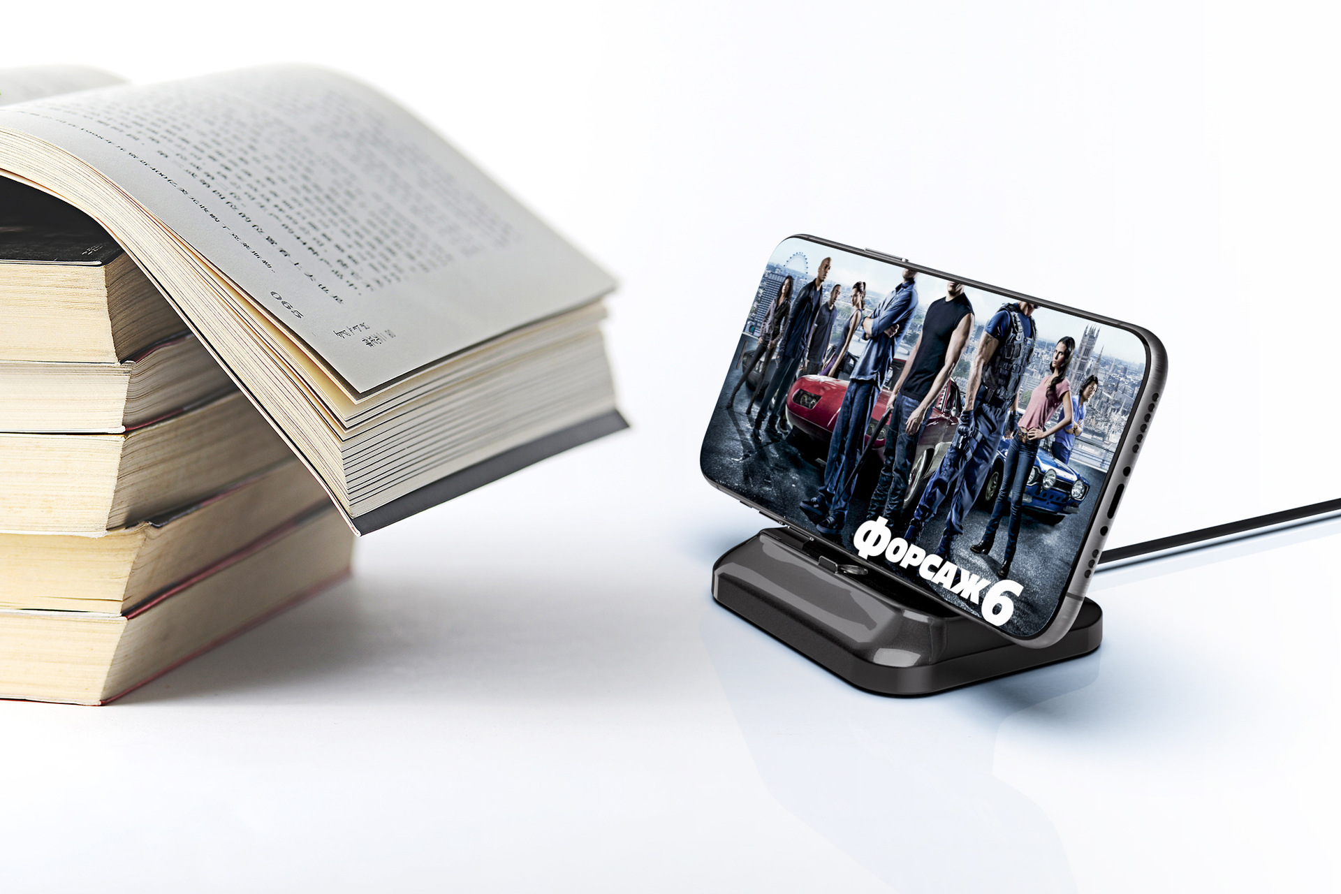 3-in-1-Magnetische Handy-Ladebasis mit QC3.0 kabellos schnelladung und Datenübertragungsunterstützung