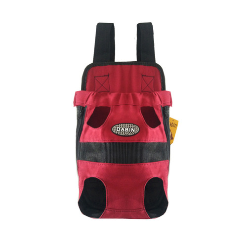 Canvas four-legged dog travel pet outdoor backpack wholesale portable cat pet chest bag