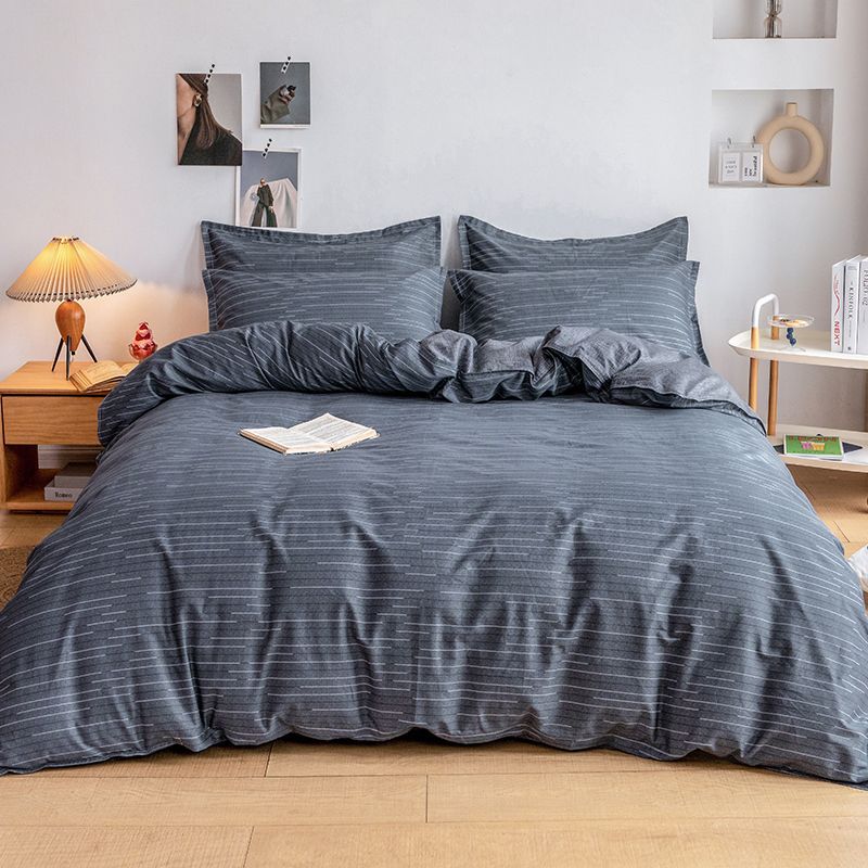 100% algodón colcha cubierta de colcha una sola pieza 150x200x230 algodón cuatro estaciones colcha universal cama de cuatro piezas set4