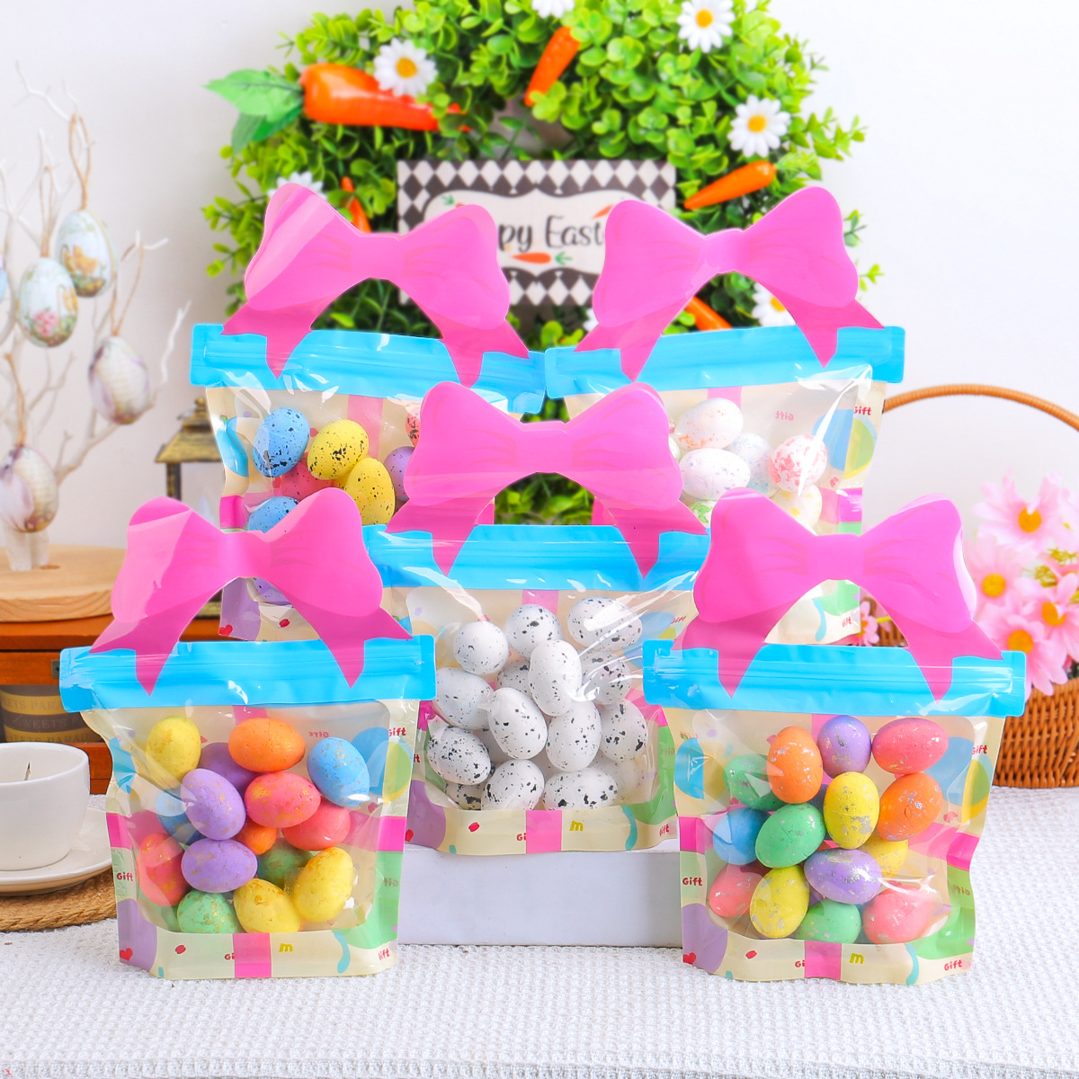 Amazon Easter Egg DIY Foam Egg Lover Decorations Festive Party Spot Simulation Egg Gift Pack