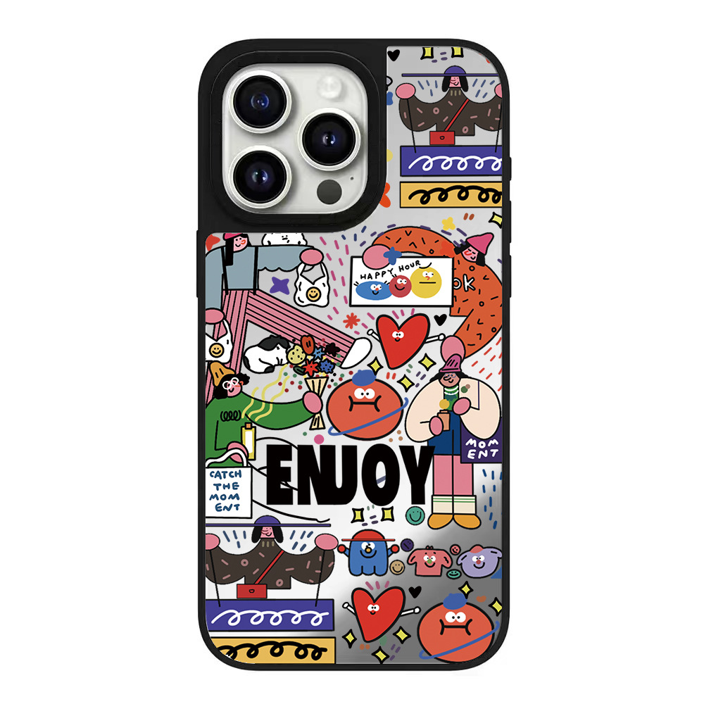 Phone Case For Iphone 16 Mirror Design Simple Creative Style_voghion.com