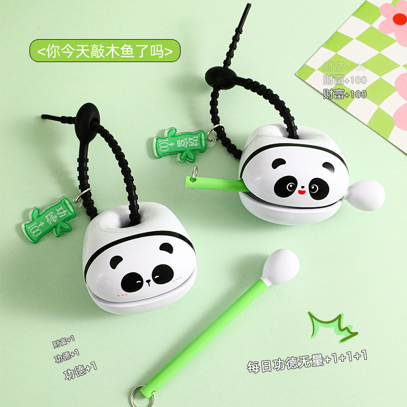 Cute Panda Muyu Buddha descomprime y estabiliza las emociones Decoración de escritorio de oficina Colgante de curación de regalo de pareja de dibujos animados