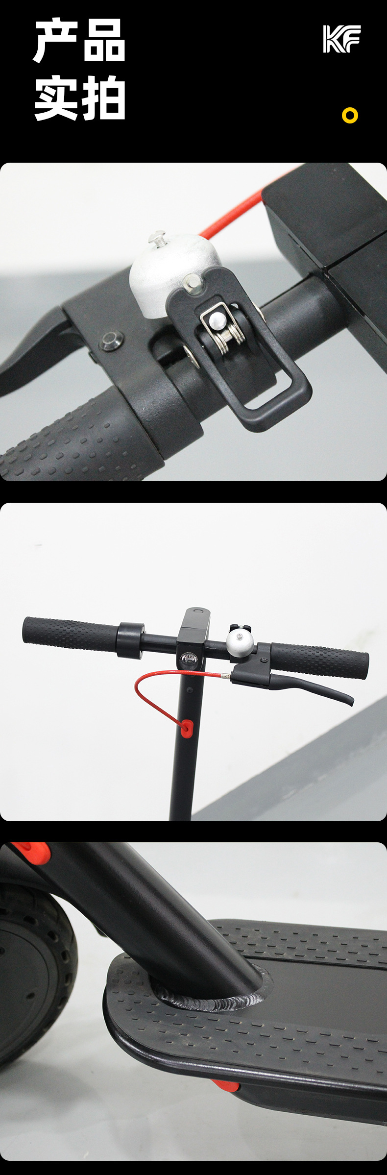 New cross-border adult electric scooter with large-capacity battery, long-lasting range, and foldable design for commuting