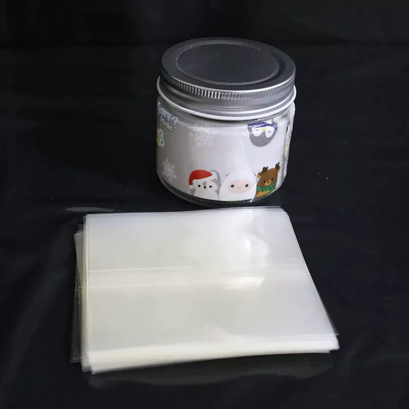 厂家定制两头通pvc热收缩封口膜 易撕线瓶口收缩膜 瓶盖PVC热缩膜