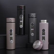 304不锈钢真空保温杯水壶高档商务车载航天logo水杯礼品批发