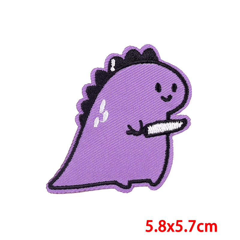 1 Piece Quantity 1 Piece Hip-Hop Retro Cat Embroidery Thread Clothing Sticker Patches