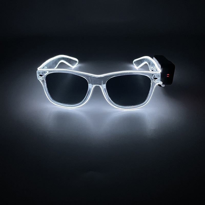 Amazon LED luminoso gafas bola personalizada el flash decoración bar disco partido regalo props fabricante