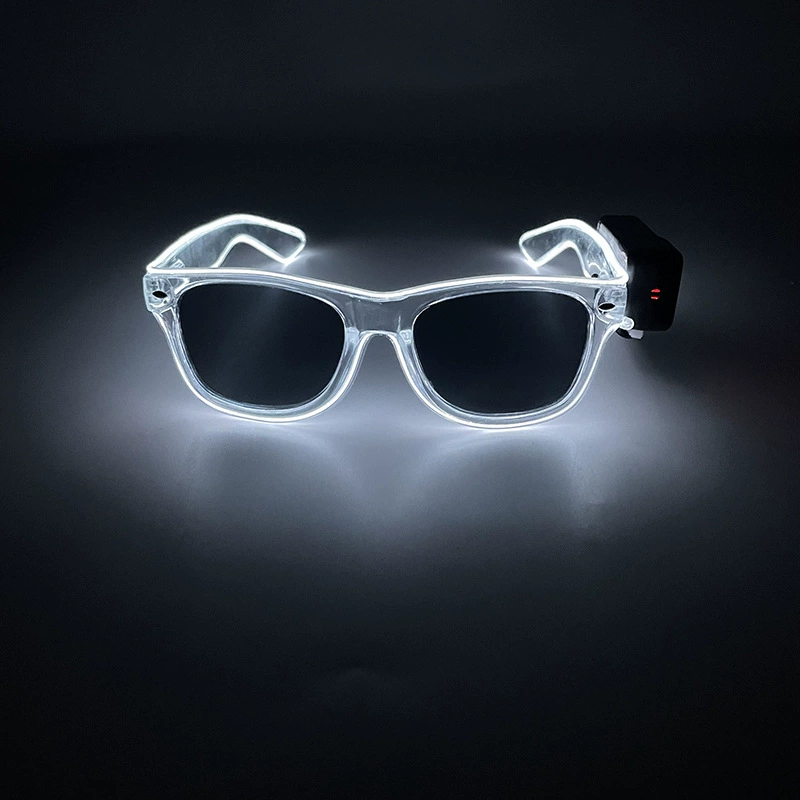 Светодиодные очки Amazon Personality Dance EL Flash Decoration Bar Jumping Gathering Gift Props Manufacturer