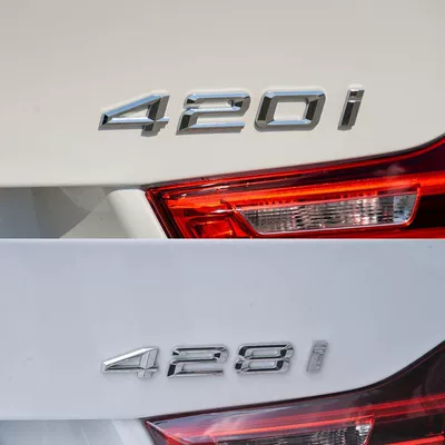 Car logo, car stickers, 425i lettering, 428i