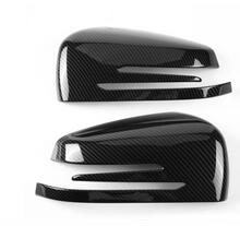 适用奔驰ML350 GLS400GLE450倒车镜后视镜装饰框外饰改装亮条配件