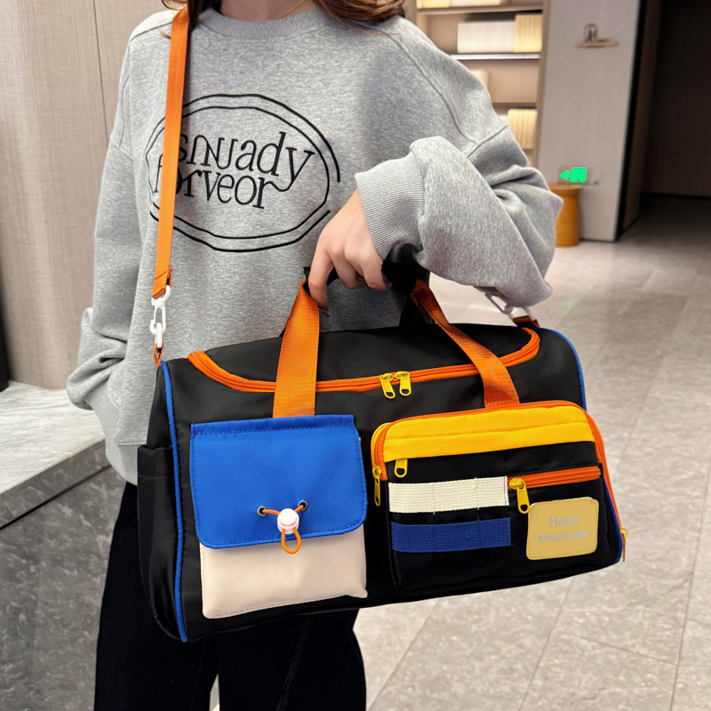 Bolsa Deportiva y para Yoga de Tela Oxford Repelente al Agua con Separación Seca y Húmeda para Uso Diario