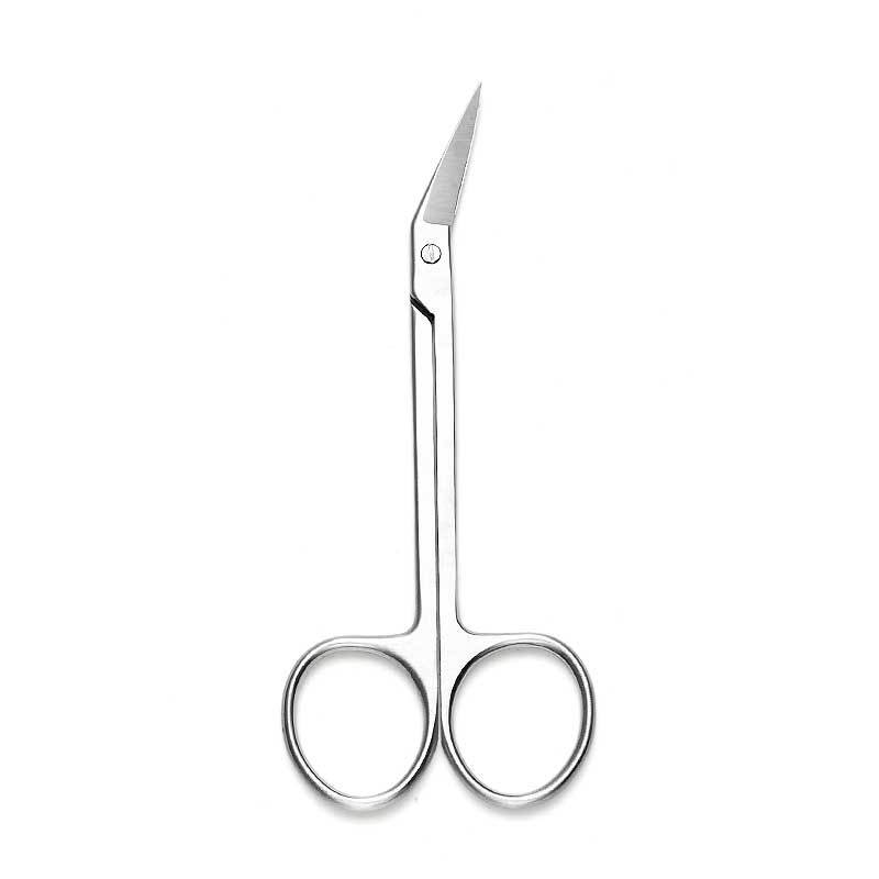 Tijeras pequeñas de acero inoxidable tijeras de pelo de nariz tijeras de cejas tijeras de belleza pegatinas de párpado doble tijeras de pestañas tijeras de barba comercio electrónico transfronterizo