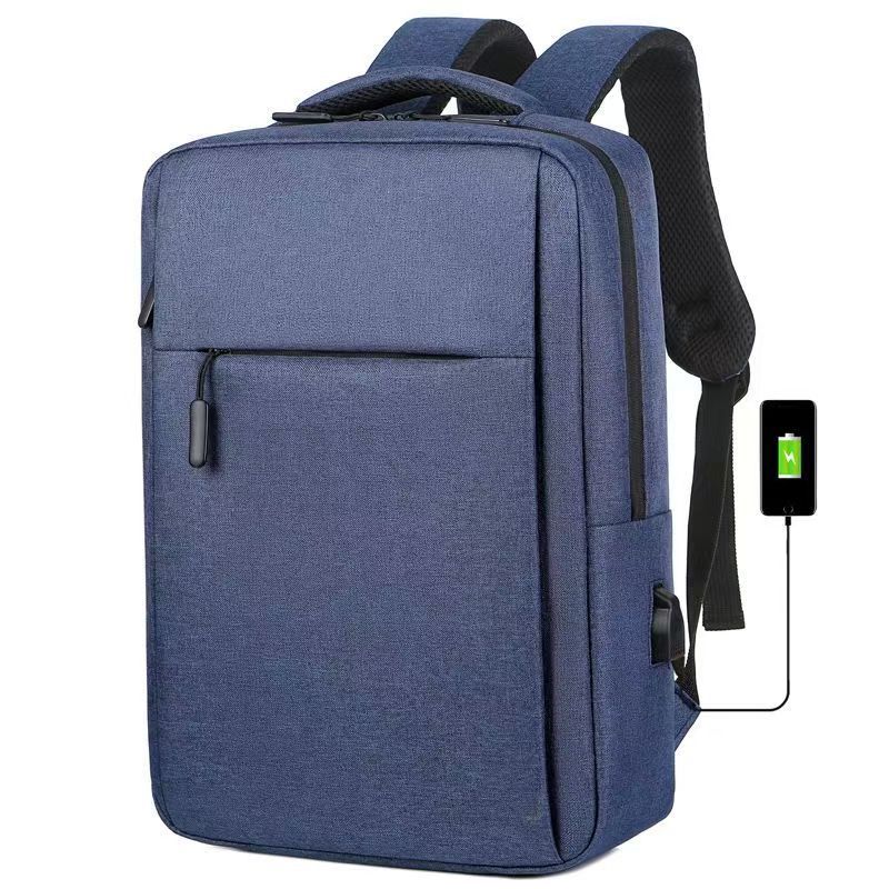 Mochila comercial transfronteriza de ocio de computadora, mochila multicapa ligera impermeable, logotipo personalizado, mochila de estudiantes de viaje