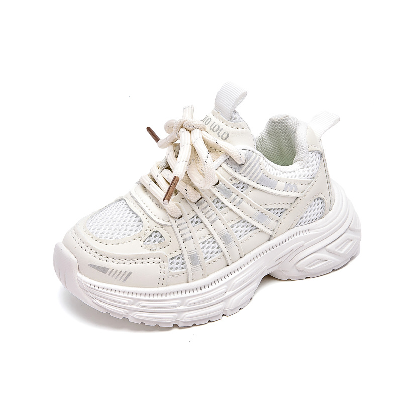 Zapatos deportivos de niñas en stock 2026 primavera y otoño niños respirables zapatos de running para padres zapatos casuales de malla para niños image 5