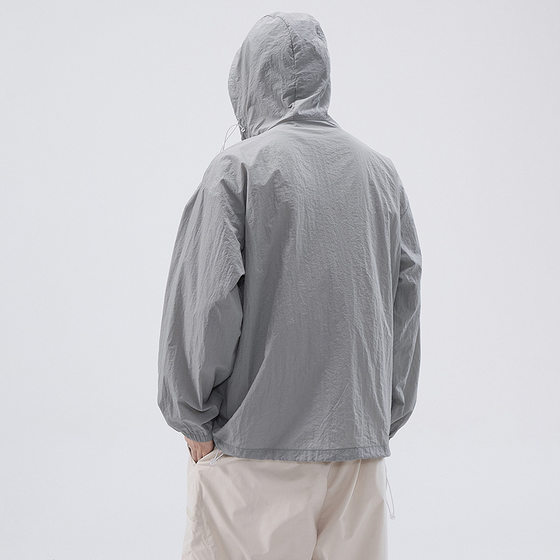 LKTM Men's #2024 Summer New Sun Protection Clothing Men's Ice Silk Thin Breathable UV Protection Sun Protection Clothing Jacket