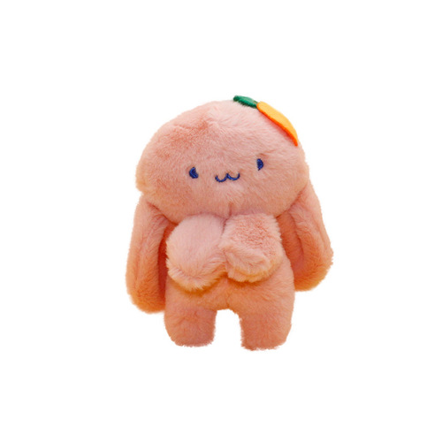 Carrot Cute Rabbit Cotton Doll Rabbit Backpack Charm Plush Toy Cute Keychain Cartoon Couple Charm