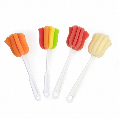 Department store kitchen cleaning brush wholesale cup washing artifact long handle bottle brush sponge cup brush