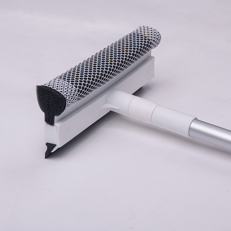 Limpiador de ventanas retráctil de fábrica limpiacristales de doble cara para hogar y gran altura