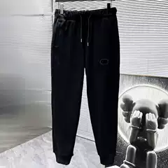 European Station 2024 Autumn and Winter High-end New Logo Letter Embroidered Foot Sweatpants Casual Pants Men's Sports Pants