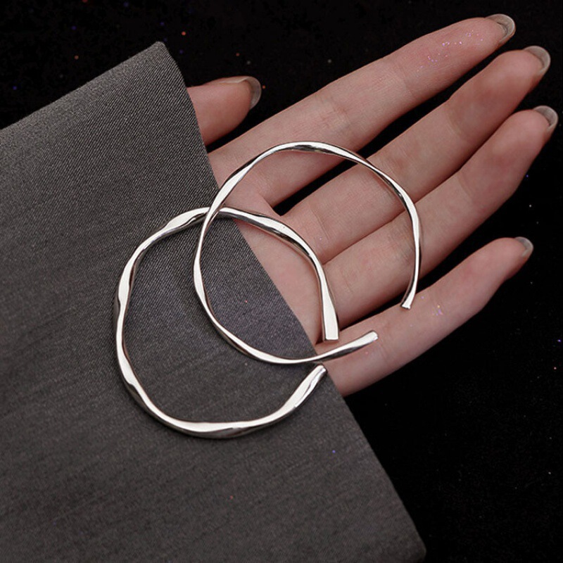S925 Sterling Silver Mobius bracelet female niche design sense ring silver bracelet light luxury all-match high-grade bracelet