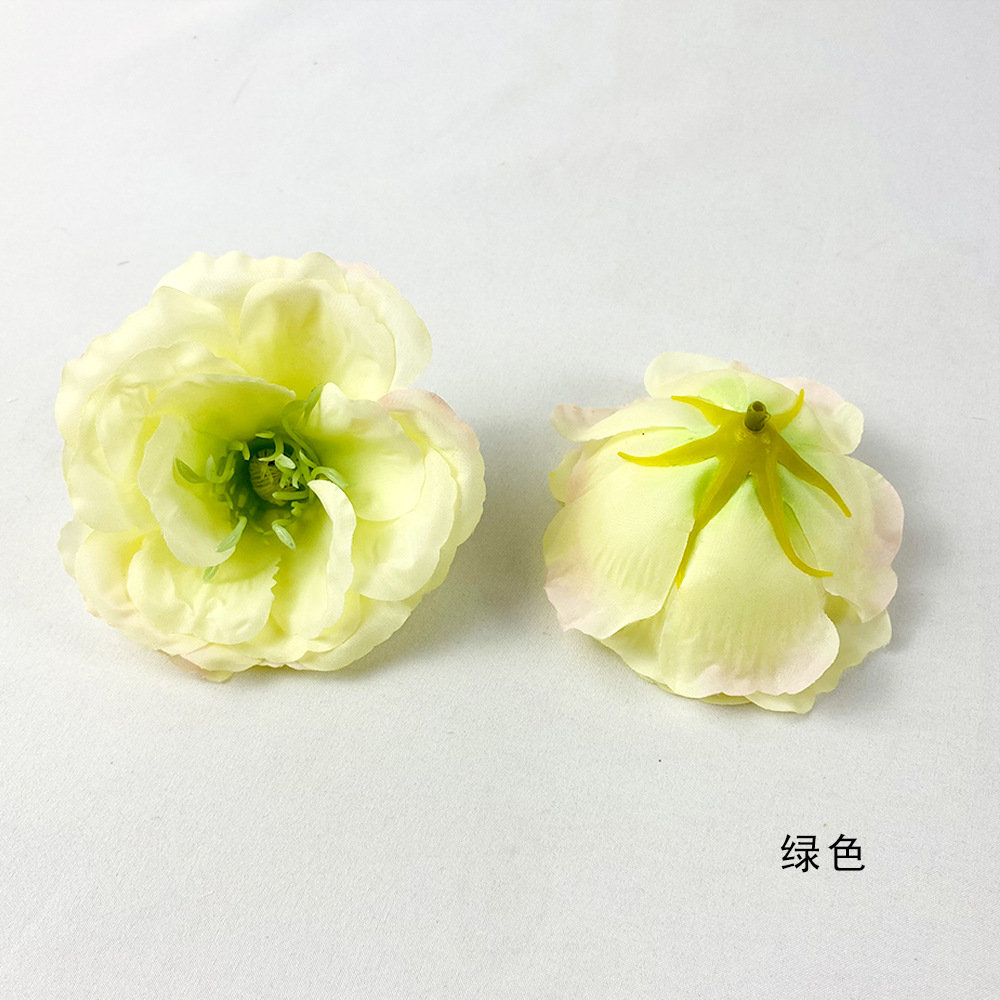 Simulación de flores de Platycodon di-i - diy pinzas de flores accesorios sombrero decoración de bodas para el hogar fotografía floral fresca